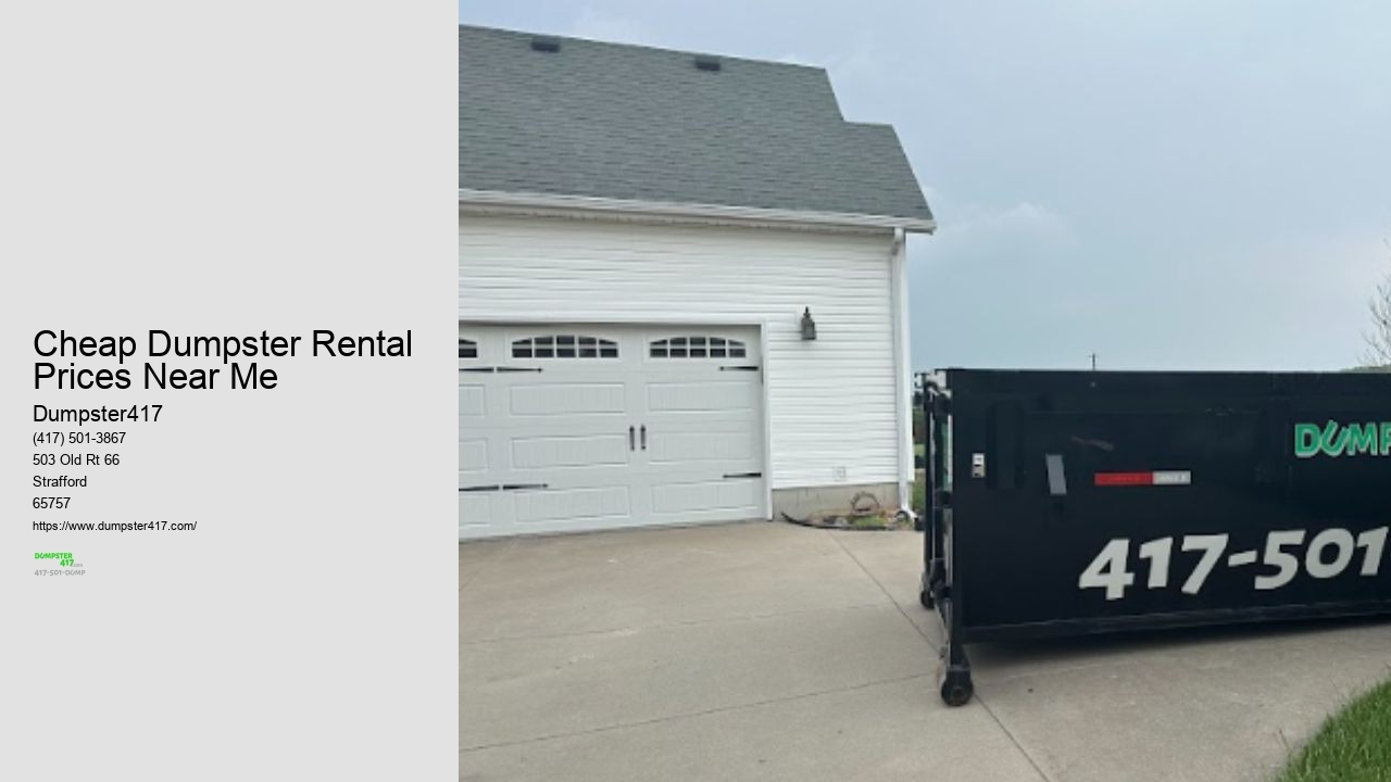 Affordable Dumpster Rental Mo