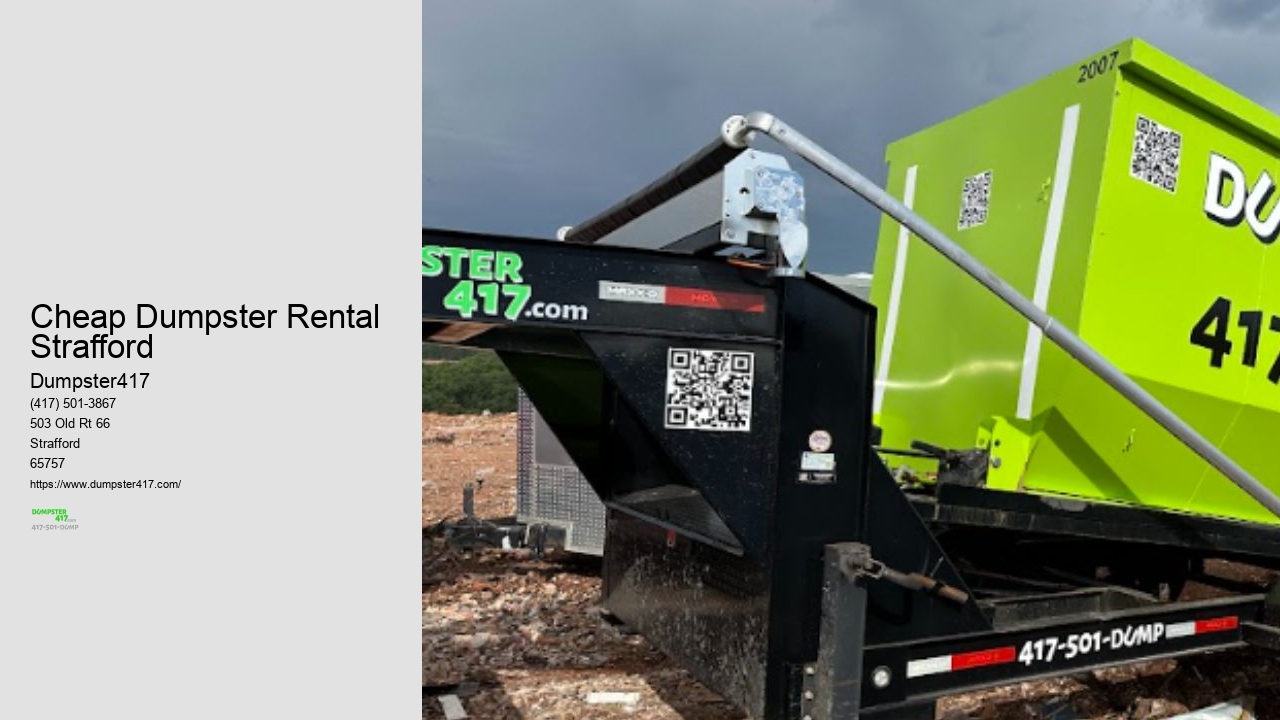 Dumpster 4 Rental