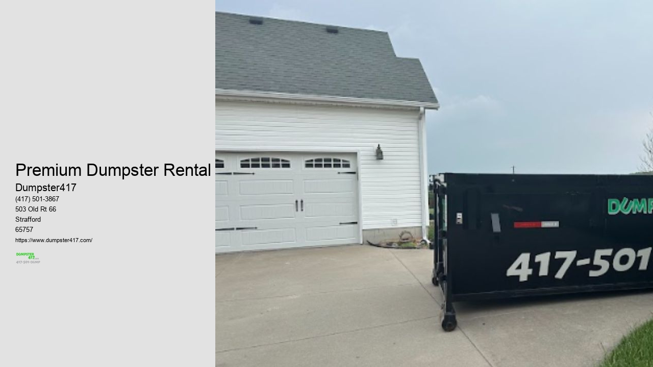 Small Dumpster Rental Strafford Mo