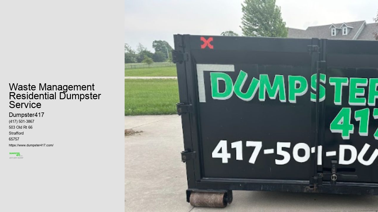 Dumpster Rental 4 Yard